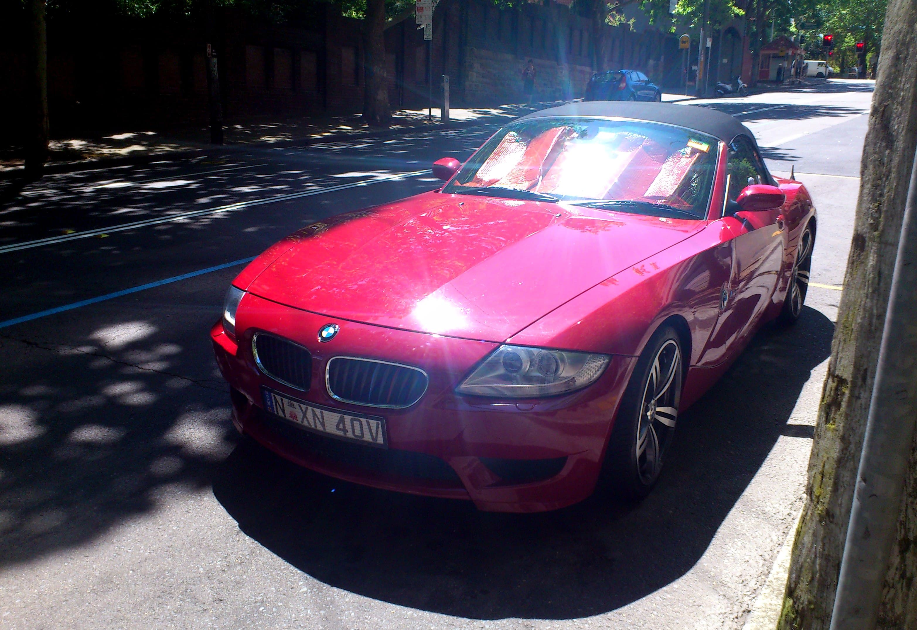 2008 Z4 M Roadster, Black over Imola