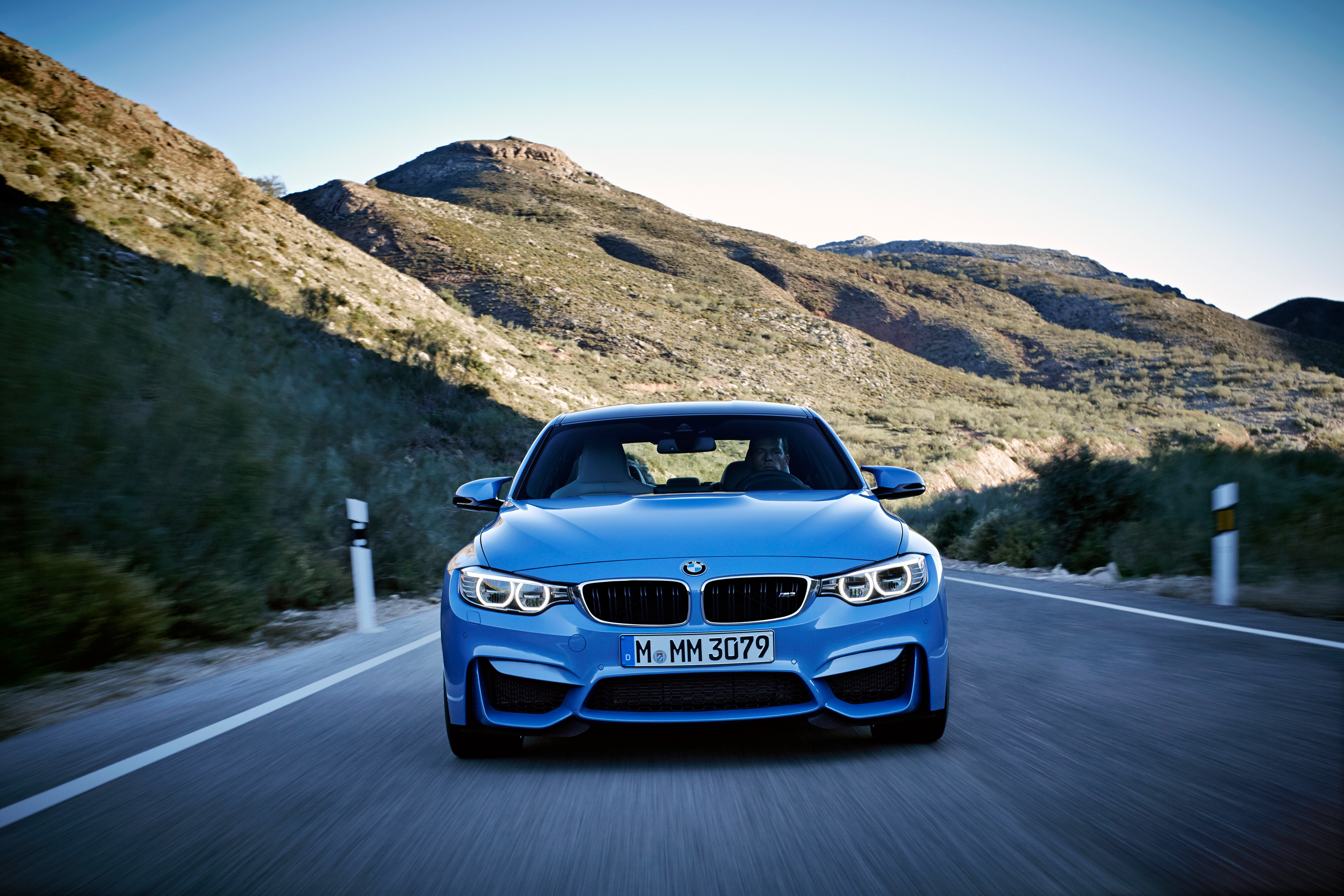 BMW F80 M3 front driving view