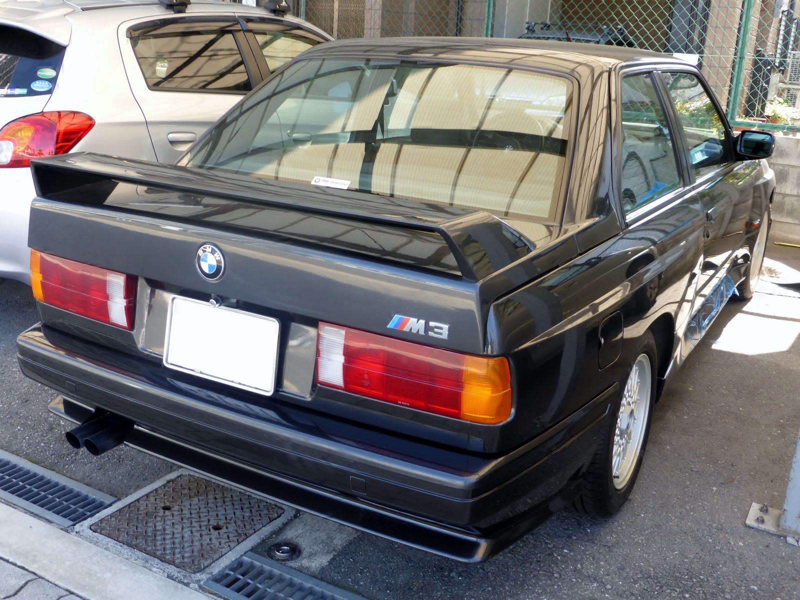 BMW E30 M3 rear view