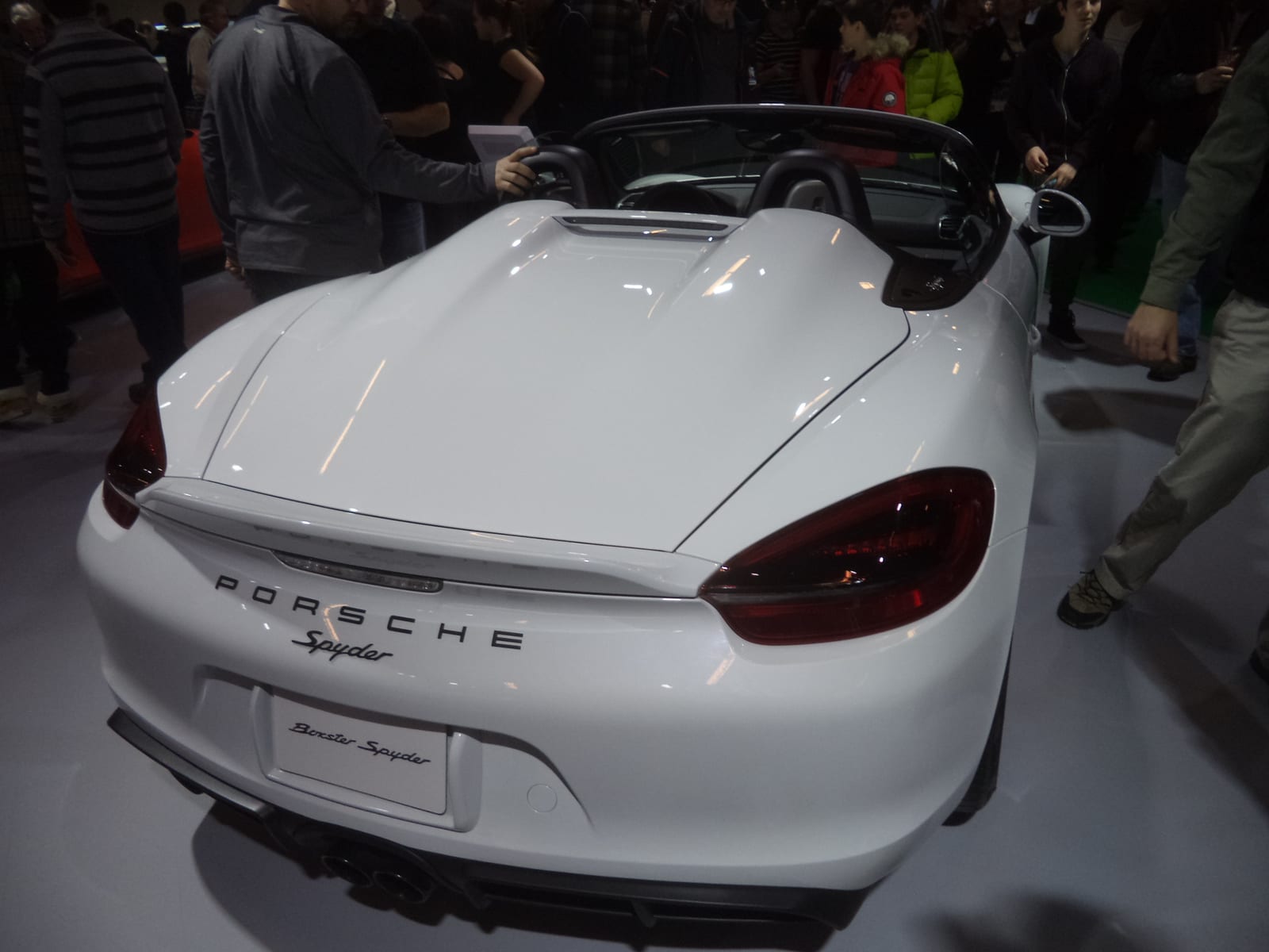 Porsche 981 Spyder rear three-quarter