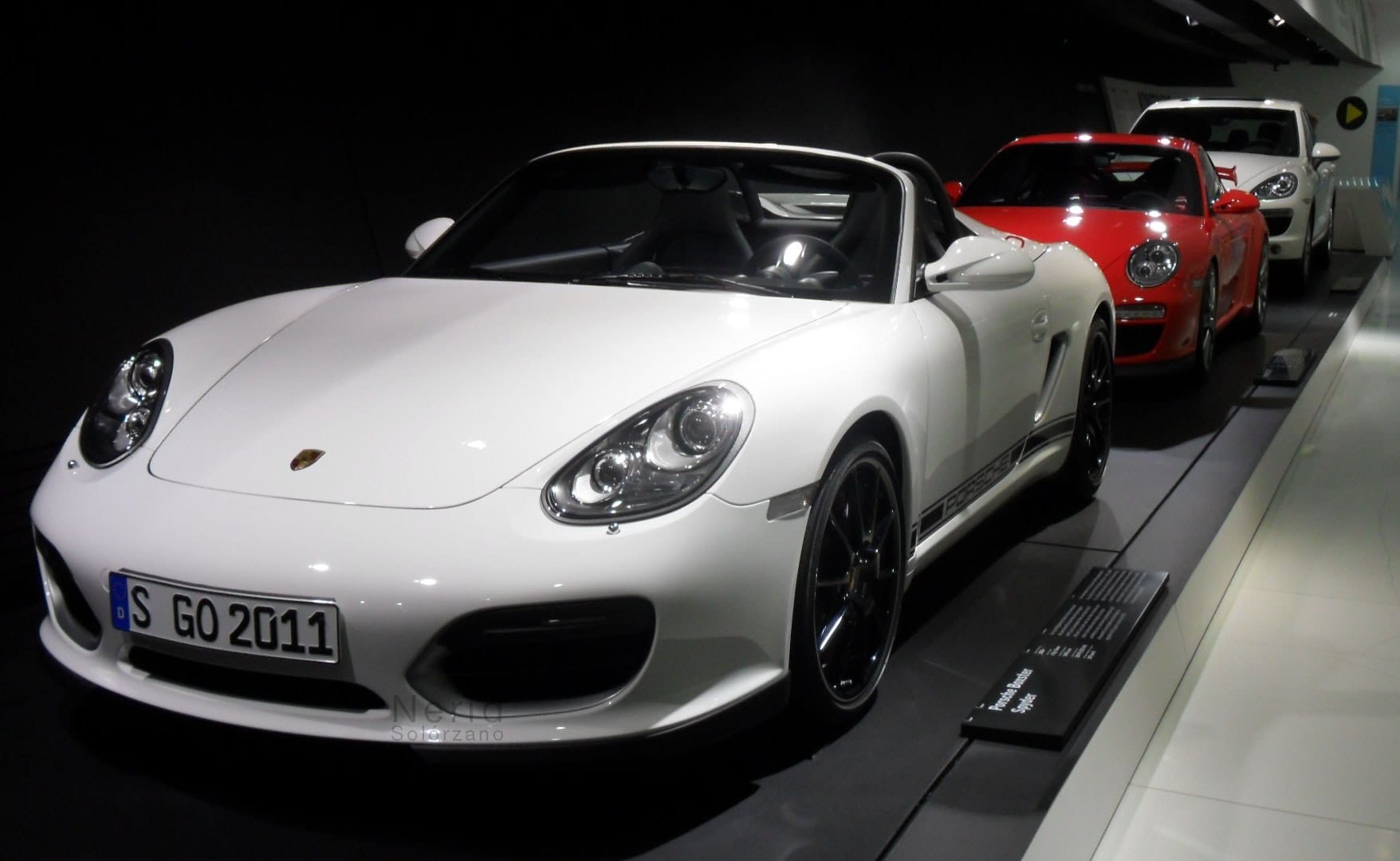 Porsche 987 Boxster Spyder rear three-quarter
