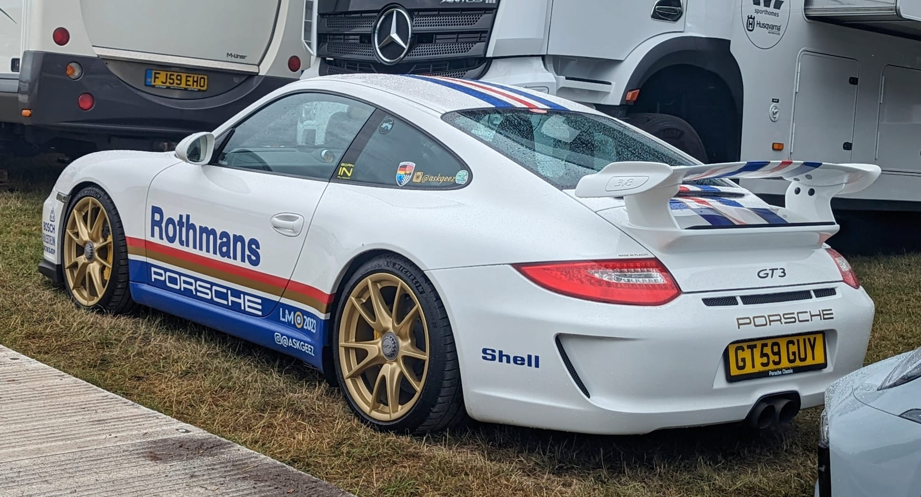 Porsche 997.2 GT3 rear three-quarter