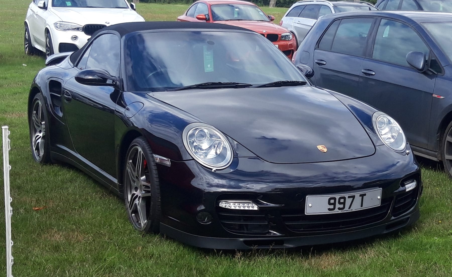 Porsche 997.1 Turbo side profile