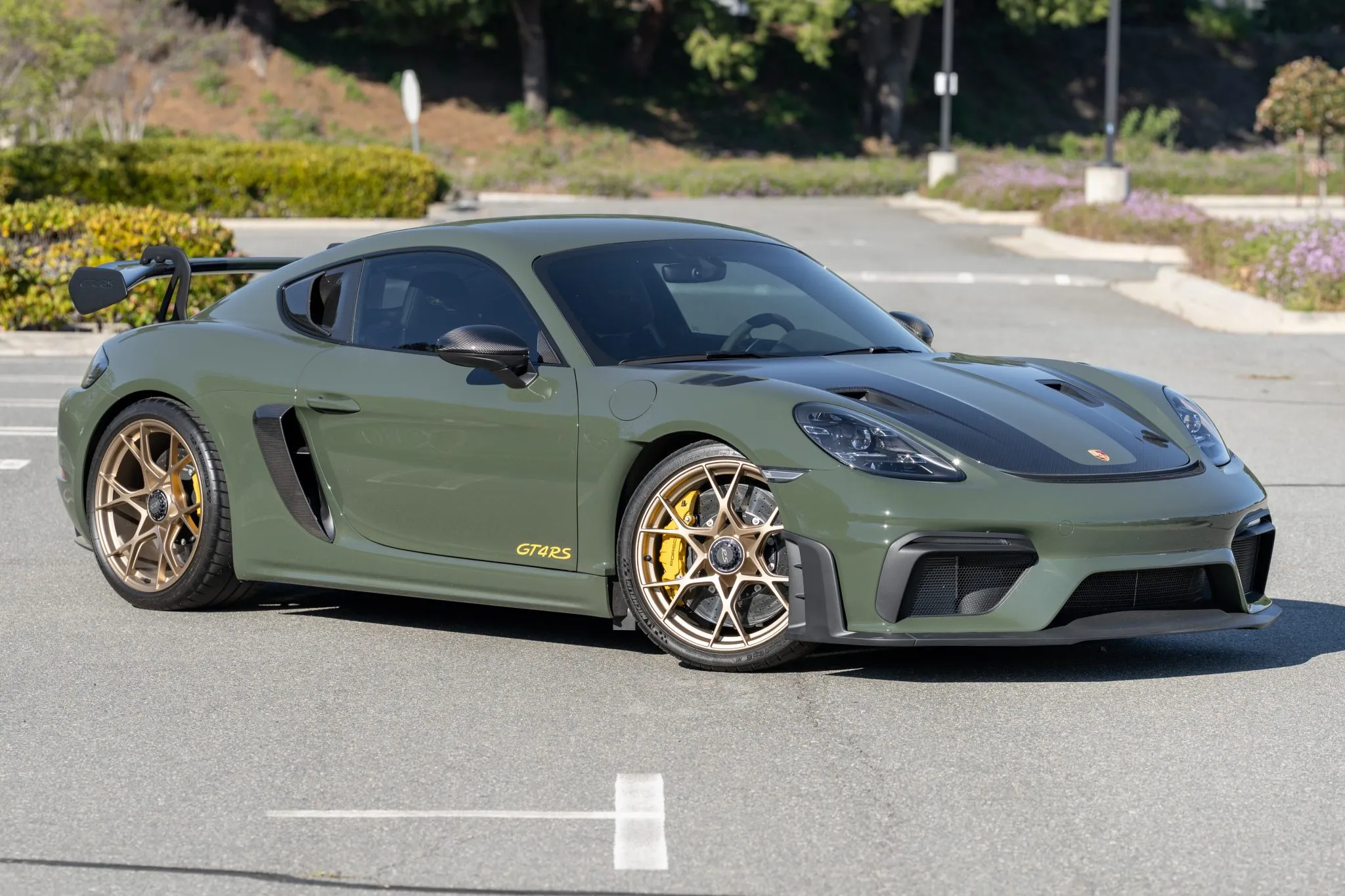Black Olive 2024 Porsche 718 Cayman GT4 RS Weissach