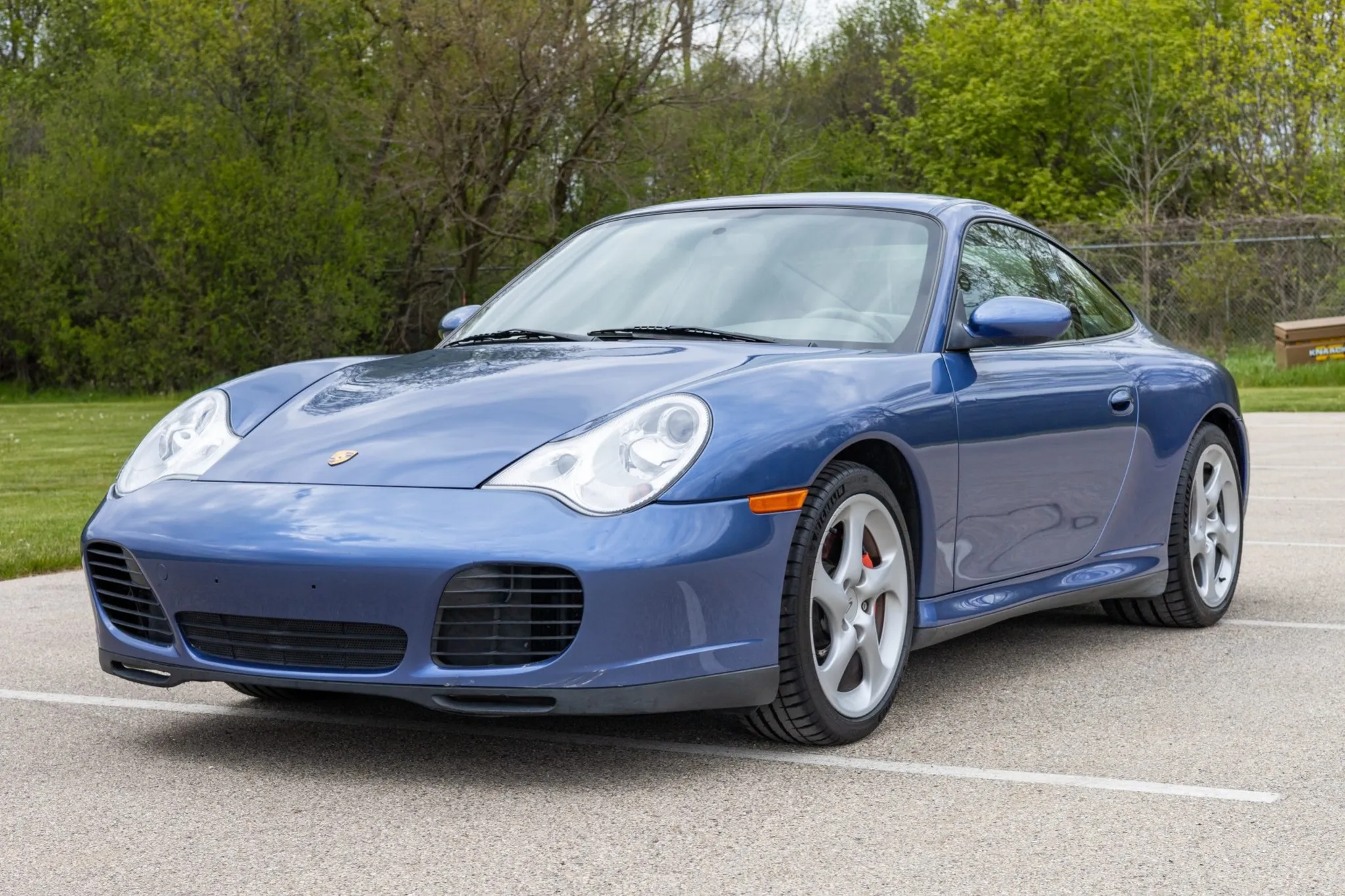 Zenith Blue Metallic 2002 Porsche 911 Carrera 4S Coupe 6-Speed