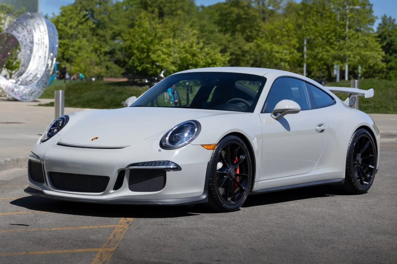 9k-Mile Fashion Grey 2015 Porsche 911 GT3