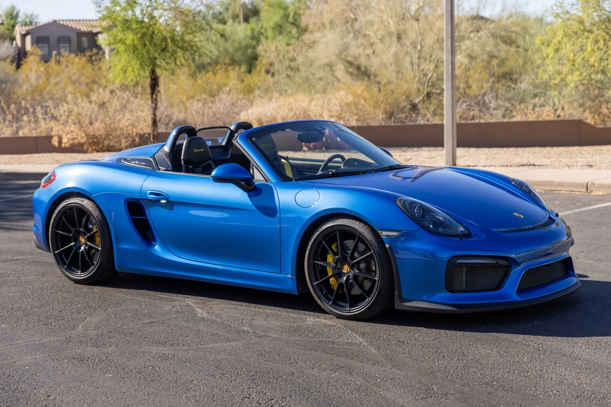 21k-Mile 2016 Porsche Boxster Spyder 6-Speed