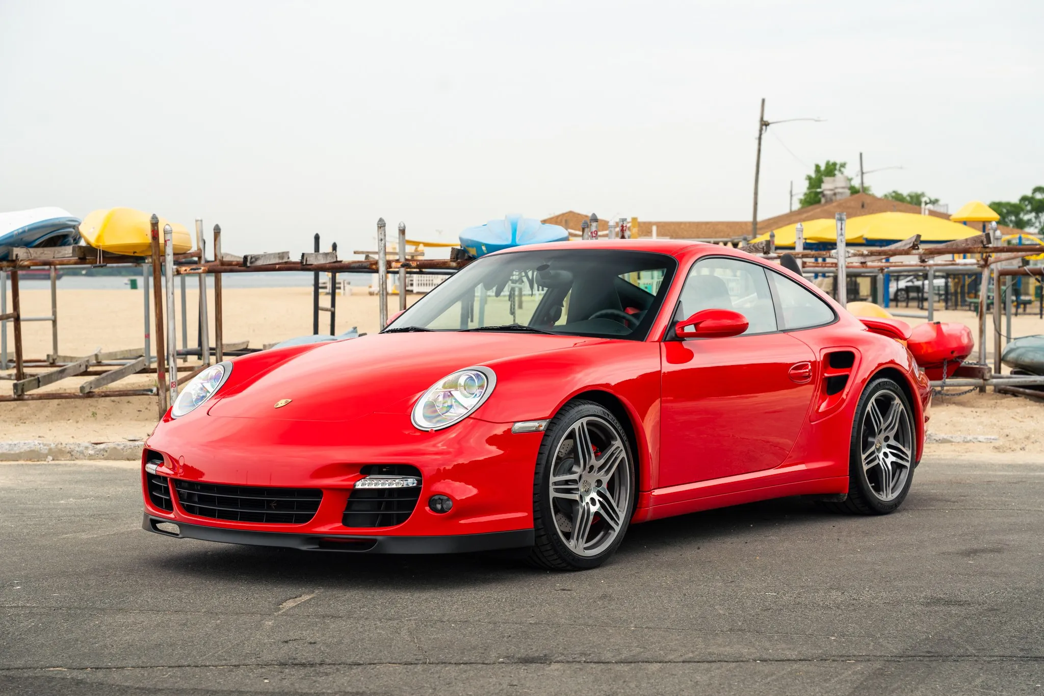 No Reserve: 918-Mile 2007 Porsche 911 Turbo Coupe 6-Speed